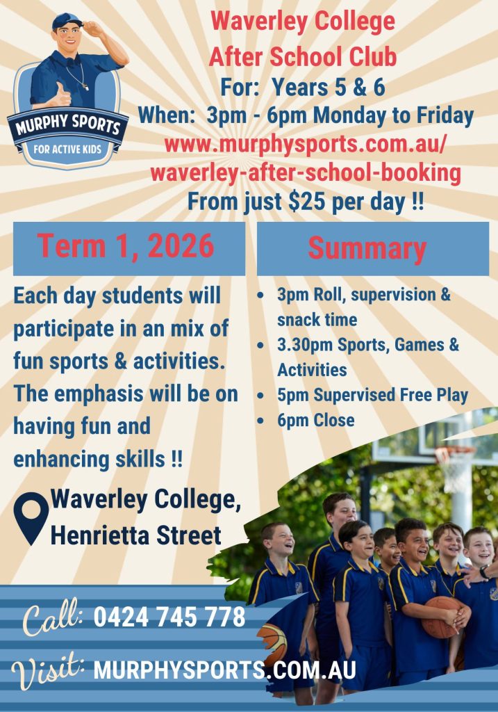 Waverley After School Booking